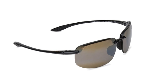 Image 2 of Brown Rectangle Polarized Sunglasses for Men and Women from Maui Jim Available at Titan Eye+