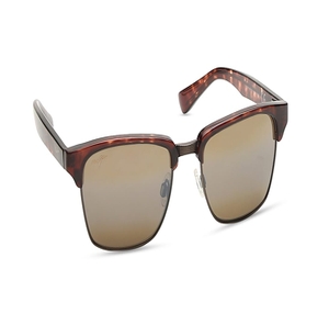 Image 2 of Bronze Clubmaster Polarized Sunglasses for Men and Women from Maui Jim Available at Titan Eye+