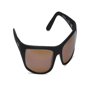 Image 2 of Brown Wraparound Polarized Sunglasses for Men and Women from Maui Jim Available at Titan Eye+