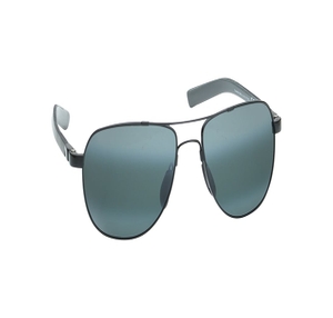 Image 2 of Grey Aviator Polarized Sunglasses for Men and Women from Maui Jim Available at Titan Eye+