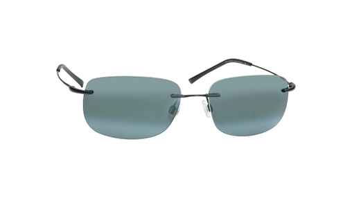 Image 2 of Grey Rectangle Polarized Sunglasses for Men and Women from Maui Jim Available at Titan Eye+