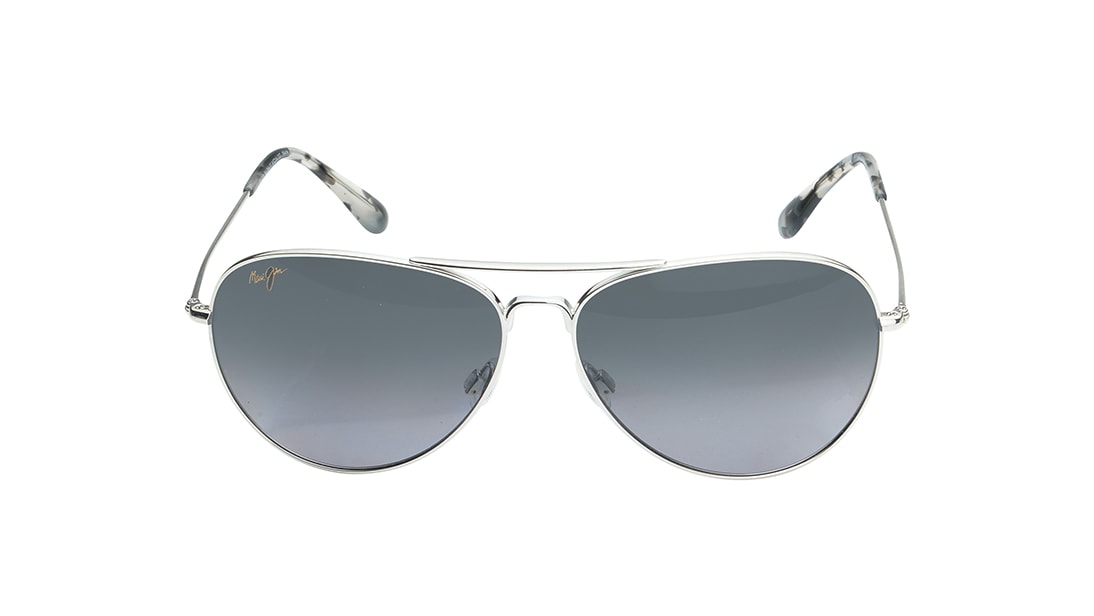 Image 1 of Grey Teardrop Polarized Sunglasses for Men and Women from Maui Jim Available at Titan Eye+