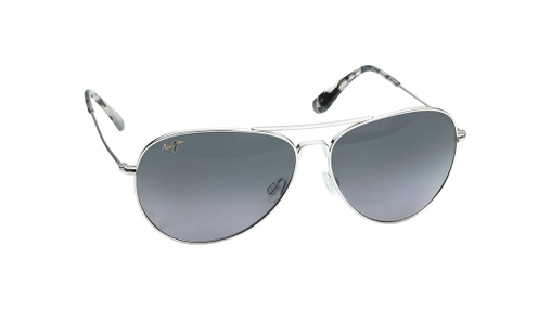 Image 2 of Grey Teardrop Polarized Sunglasses for Men and Women from Maui Jim Available at Titan Eye+
