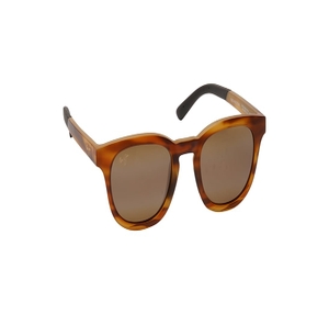 Image 2 of Brown Square Polarized Sunglasses for Men and Women from Maui Jim Available at Titan Eye+