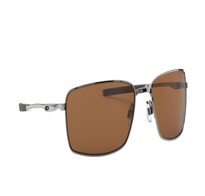 Image 2 of Brown Rectangle Polarized Sunglasses for Men from Oakley Available at Titan Eye+