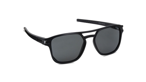 Image 2 of Grey Navigator Sunglasses for Men from Oakley Available at Titan Eye+