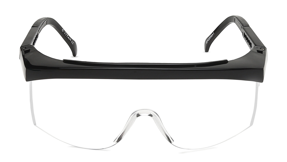 Image 1 of Transparent Wraparound Sunglasses for Men and Women from Titan Available at Titan Eye+