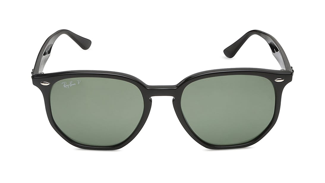 Image 1 of Green Square Sunglasses for Men and Women from Rayban Available at Titan Eye+