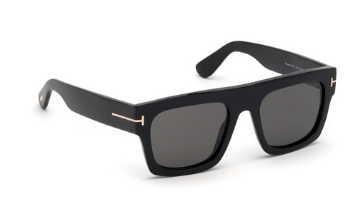 Image 2 of Grey Square Sunglasses for Men from Tom Ford Available at Titan Eye+