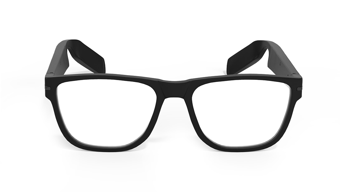 Image 1 of Black Square Eyeglasses for Men and Women from Titan Available at Titan Eye+