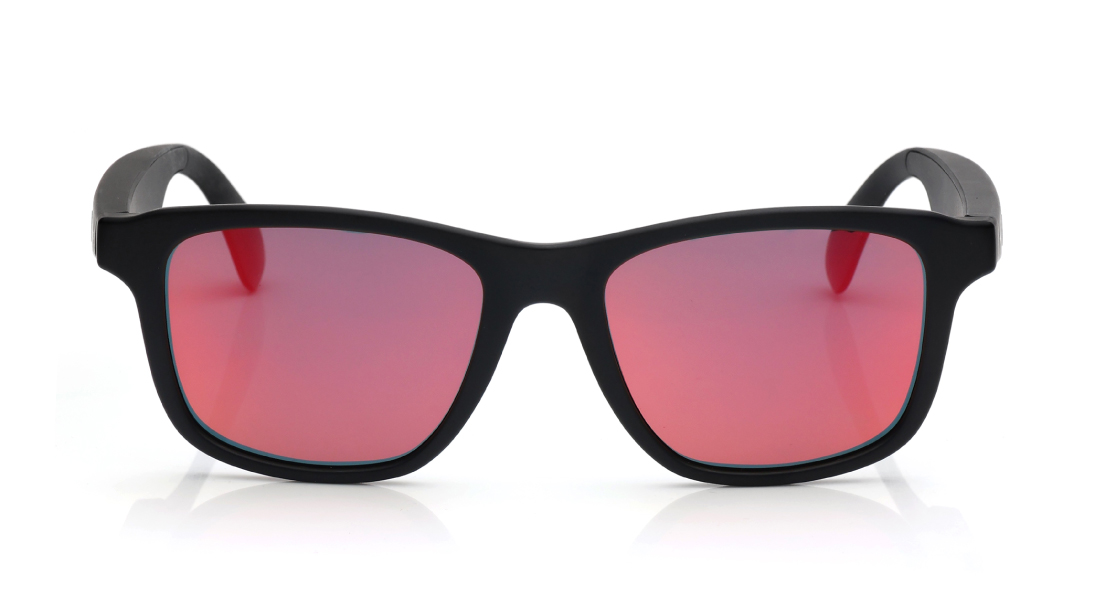 Image 1 of Red Wayfarer Polarized Sunglasses for Men and Women from Fastrack Available at Titan Eye+