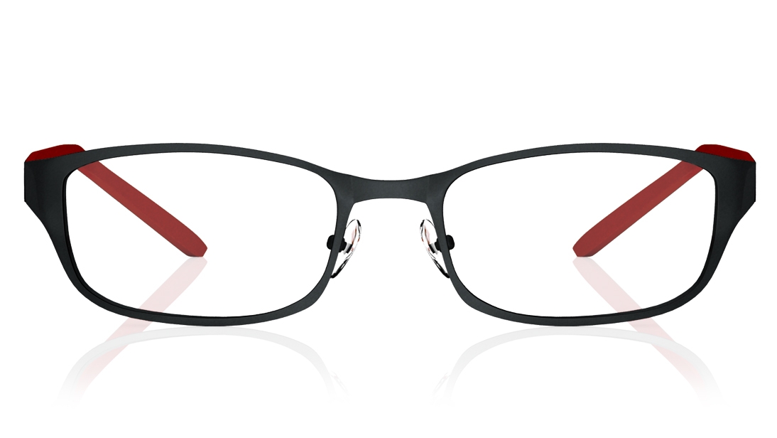 Image 1 of Black Rectangle Eyeglasses for Men and Women from Titan Available at Titan Eye+
