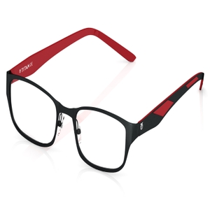 Image 2 of Black Rectangle Eyeglasses for Men and Women from Titan Available at Titan Eye+