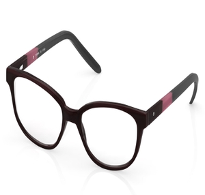Image 2 of Maroon CatEye Eyeglasses for Women from Titan Available at Titan Eye+