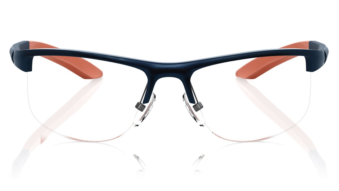 Image 1 of Blue Sporty Eyeglasses for Men from Titan Available at Titan Eye+