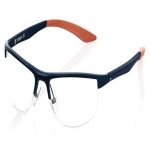 Image 2 of Blue Sporty Eyeglasses for Men from Titan Available at Titan Eye+