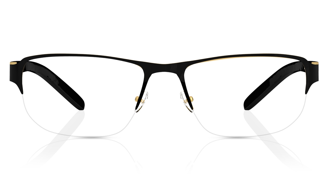 Image 1 of Black Wayfarer Eyeglasses for Men and Women from Titan Available at Titan Eye+