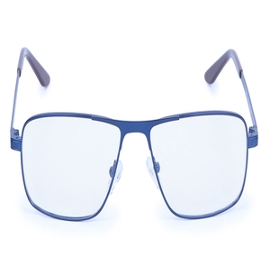 Image 2 of Blue Navigator Eyeglasses for Men and Women from Titan Available at Titan Eye+