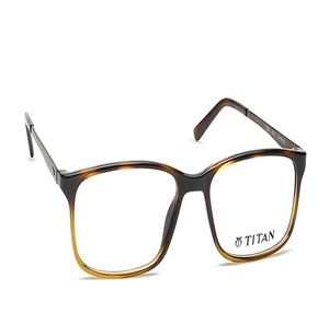 Image 2 of Brown Rectangle Eyeglasses for Men from Titan Available at Titan Eye+