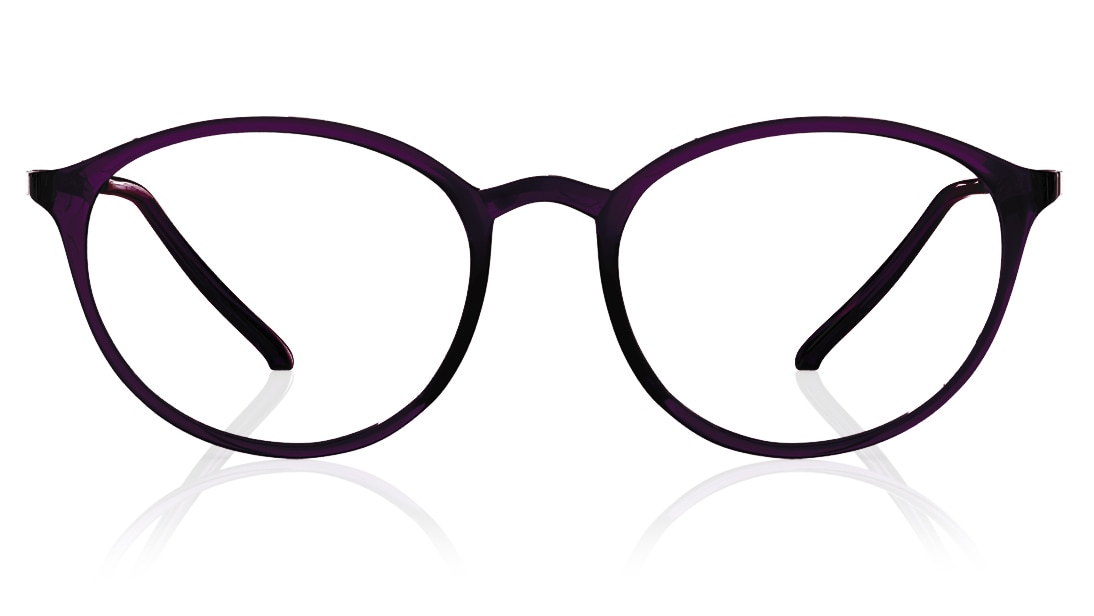 Image 1 of Purple Round Eyeglasses for Women from Titan Available at Titan Eye+