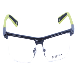 Image 2 of Black Rectangle Eyeglasses for Men from Titan Available at Titan Eye+