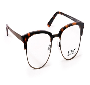 Image 2 of Havana Clubmaster Eyeglasses for Men from Titan Available at Titan Eye+