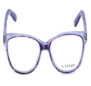 Image 2 of Purple CatEye Eyeglasses for Women from Titan Available at Titan Eye+