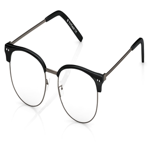 Image 2 of Black Clubmaster Eyeglasses for Men and Women from Titan Available at Titan Eye+