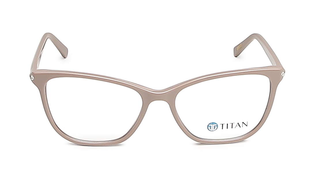 Image 1 of Nude CatEye Eyeglasses for Women from Titan Available at Titan Eye+