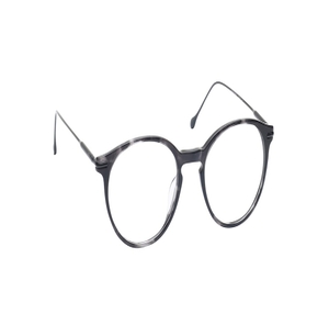 Image 2 of Black Round Eyeglasses for Men and Women from Titan Available at Titan Eye+