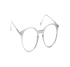 Image 2 of Grey Round Eyeglasses for Men and Women from Titan Available at Titan Eye+