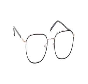 Image 2 of Black Geometric Eyeglasses for Men and Women from Titan Available at Titan Eye+