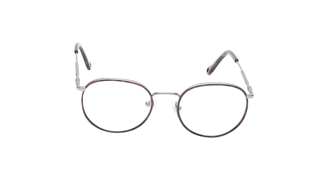 Image 1 of Silver Oval Eyeglasses for Men and Women from Titan Available at Titan Eye+