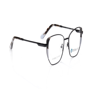 Image 2 of Black CatEye Eyeglasses for Women from Titan Available at Titan Eye+