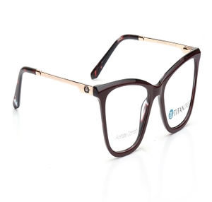 Image 2 of Maroon CatEye Eyeglasses for Women from Titan Available at Titan Eye+