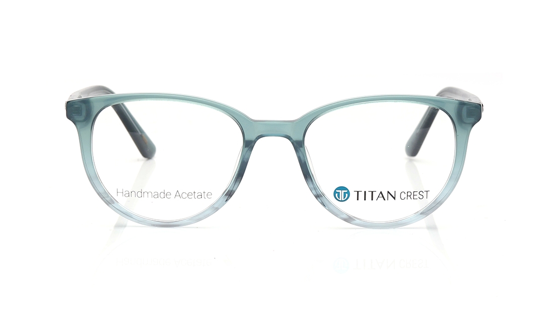 Image 1 of Teal Phantos Eyeglasses for Women from Titan Available at Titan Eye+
