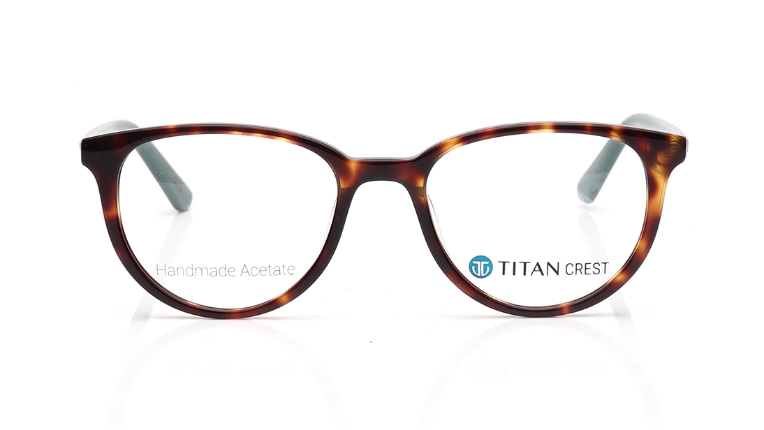 Image 1 of Havana Phantos Eyeglasses for Women from Titan Available at Titan Eye+
