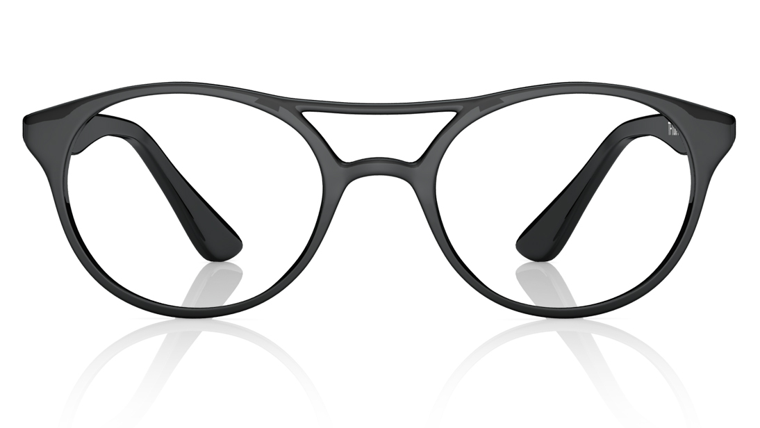 Image 1 of Black Phantos Eyeglasses for Men and Women from Titan Available at Titan Eye+