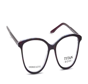 Image 2 of Maroon CatEye Eyeglasses for Women from Titan Available at Titan Eye+