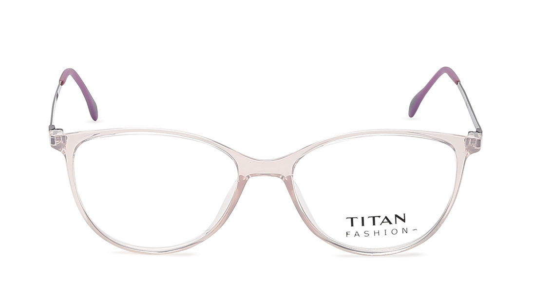 Image 1 of Transparent CatEye Eyeglasses for Women from Titan Available at Titan Eye+