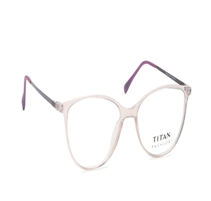 Image 2 of Transparent CatEye Eyeglasses for Women from Titan Available at Titan Eye+