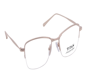 Image 2 of Rose Gold CatEye Eyeglasses for Women from Titan Available at Titan Eye+