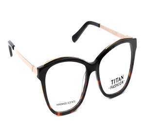 Image 2 of Black CatEye Eyeglasses for Women from Titan Available at Titan Eye+