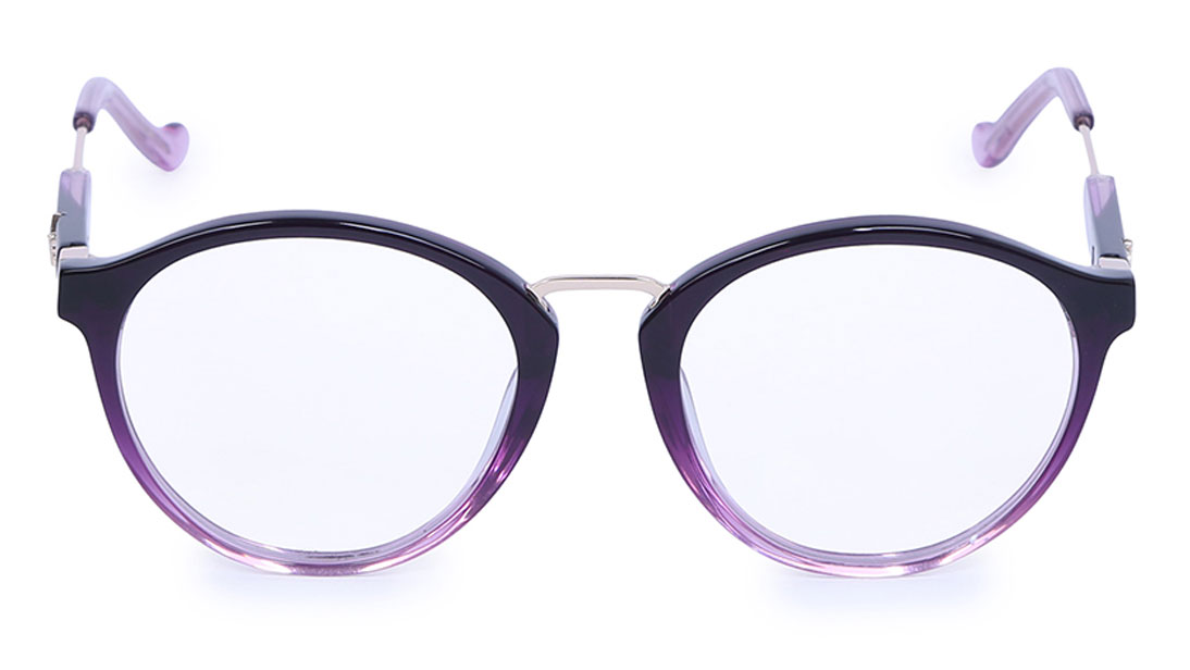 Image 1 of Purple Round Eyeglasses for Women from Titan Available at Titan Eye+