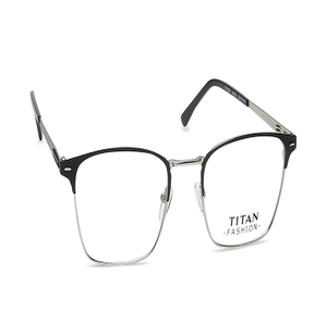 Image 2 of Black Clubmaster Eyeglasses for Men from Titan Available at Titan Eye+