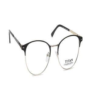 Image 2 of Black Clubmaster Eyeglasses for Men from Titan Available at Titan Eye+