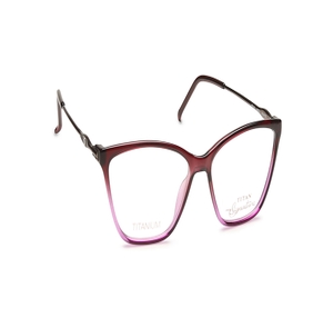 Image 2 of Maroon CatEye Eyeglasses for Women from Titan Available at Titan Eye+