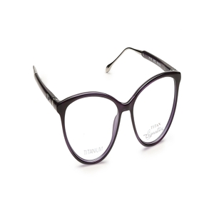 Image 2 of Purple CatEye Eyeglasses for Women from Titan Available at Titan Eye+