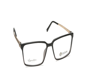 Image 2 of Black Rectangle Eyeglasses for Men from Titan Available at Titan Eye+