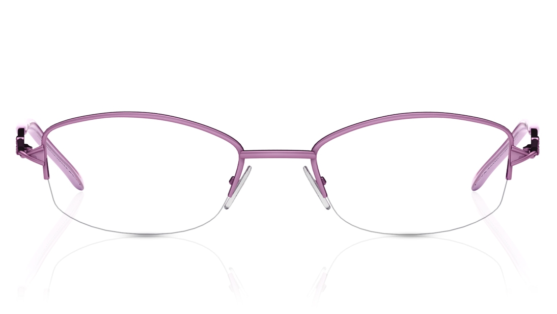 Image 1 of Purple Oval Eyeglasses for Men and Women from Titan Available at Titan Eye+